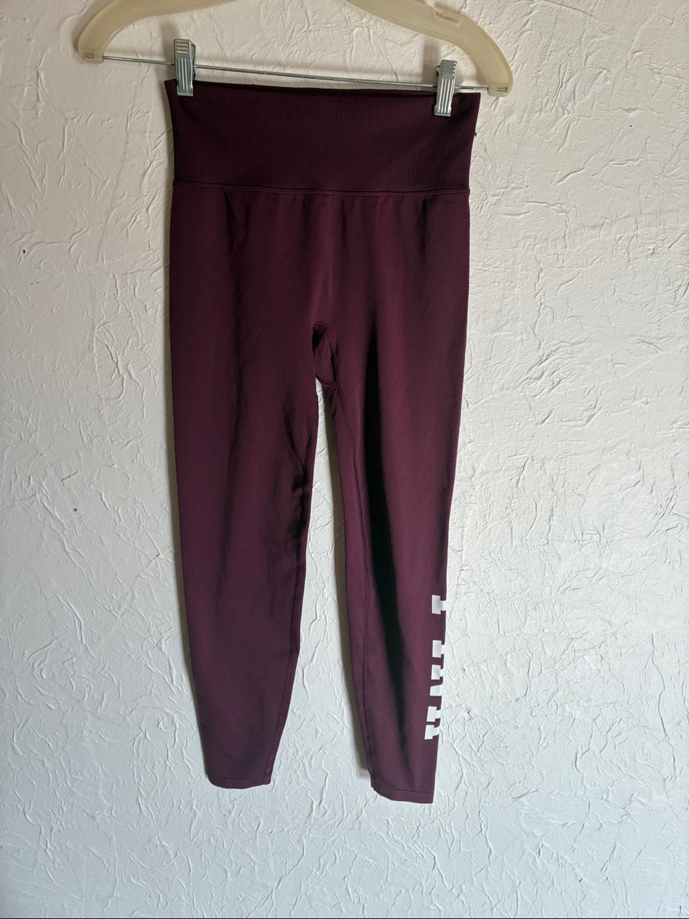 PINK Victoria's Secret Plum Crewneck sweatshirt & leggings with White Logo - Picture 9 of 11